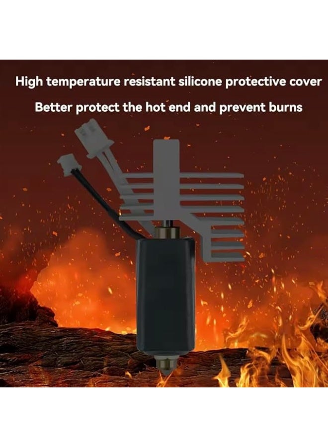 طقم رأس طباعة ساخن 0.4 مم متوافق مع رأس الطباعة الكربوني Centauri، فوهة نحاسية فولاذية صلبة، يناسب طابعة Elegoo Centauri. - Image 3